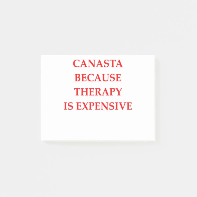 CANASTA POST-IT BLOCK (Framsida)