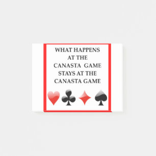 CANASTA POST-IT BLOCK