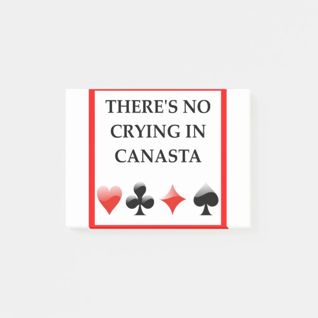 CANASTA POST-IT BLOCK (Framsida)