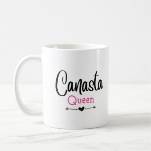 Canasta Queen Gift för henne Kaffemugg