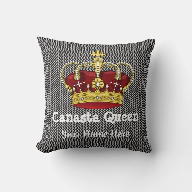 Canasta Queen Pillow Kudde (Framsida)