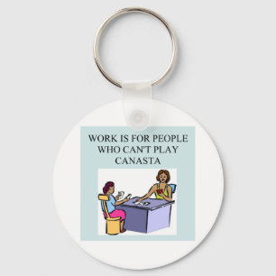 canasta-spelare) nyckelring
