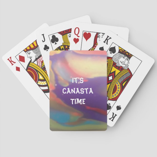 Canasta Time Deck of Cards Casinokort (Baksidan)