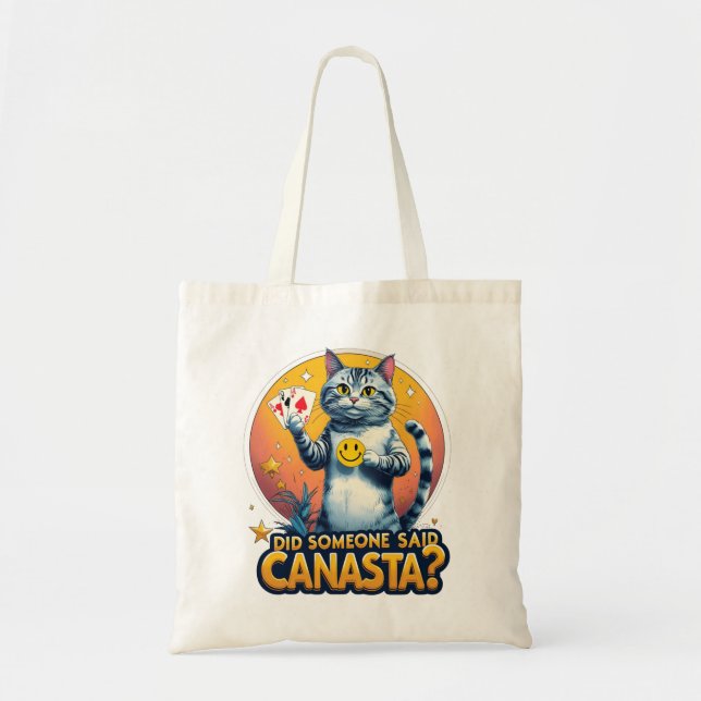 Canastaspel - Kortstrategi Tygkasse (Framsidan)