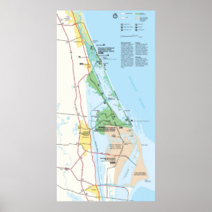 Canaveral medborgareSeashore Poster