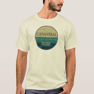 Canaveral National Seashore Florida Ocean Birds T Shirt