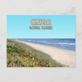 Canaveral National Seashore Florida Vykort