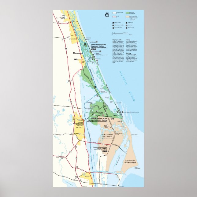 Canaveral National Seashore Poster (Framsidan)
