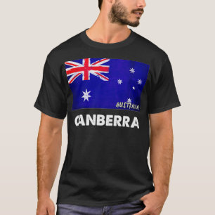 Canberra Australia Flagga Canberra T Shirt