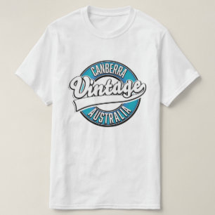 Canberra Australia vintage logotyp T Shirt