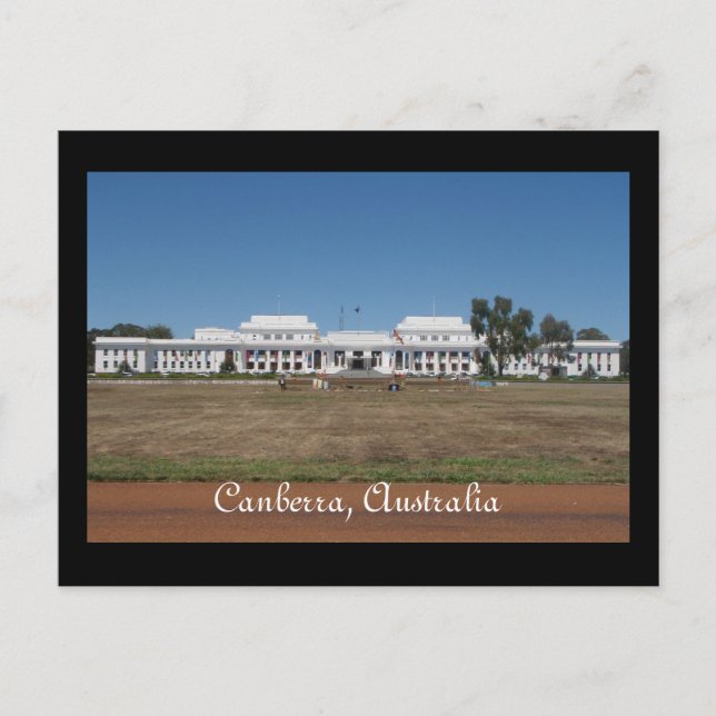 Canberra Australia vycard Vykort (Framsida)