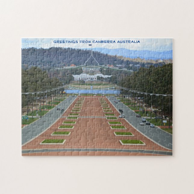 Canberra Australien Pussel (Horisontell)