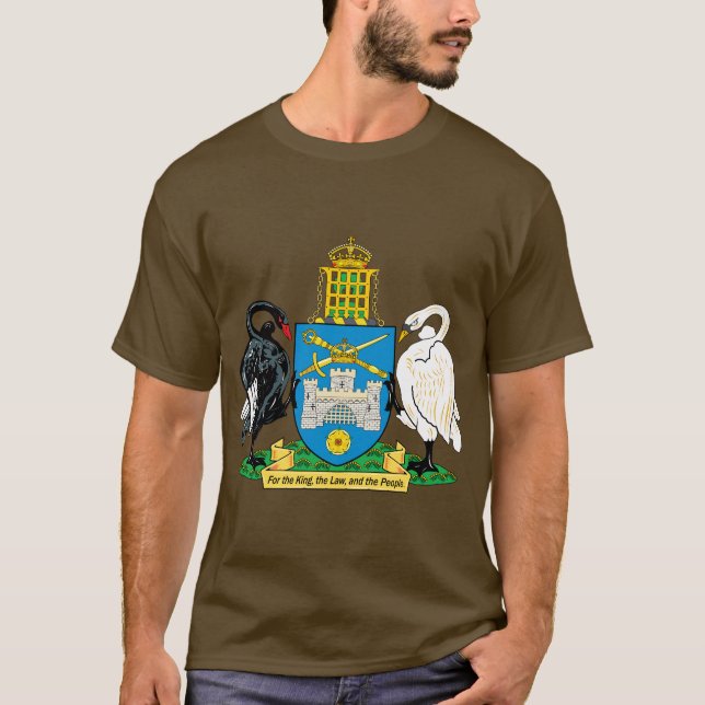canberra Australien Tee Shirt (Framsida)