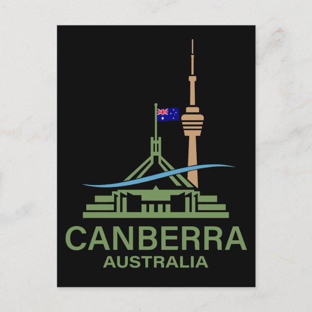 Canberra Australien Vykort (Framsida)