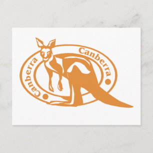 Canberra Frimärke Vykort