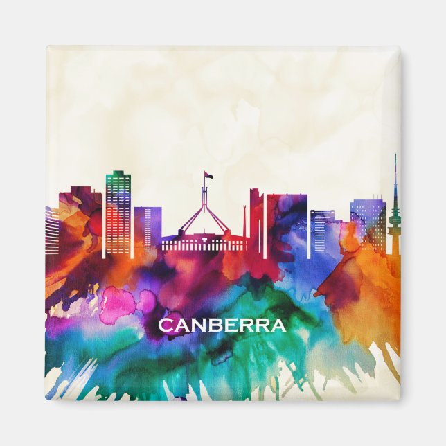 Canberra Skyline Magnet (Framsidan)