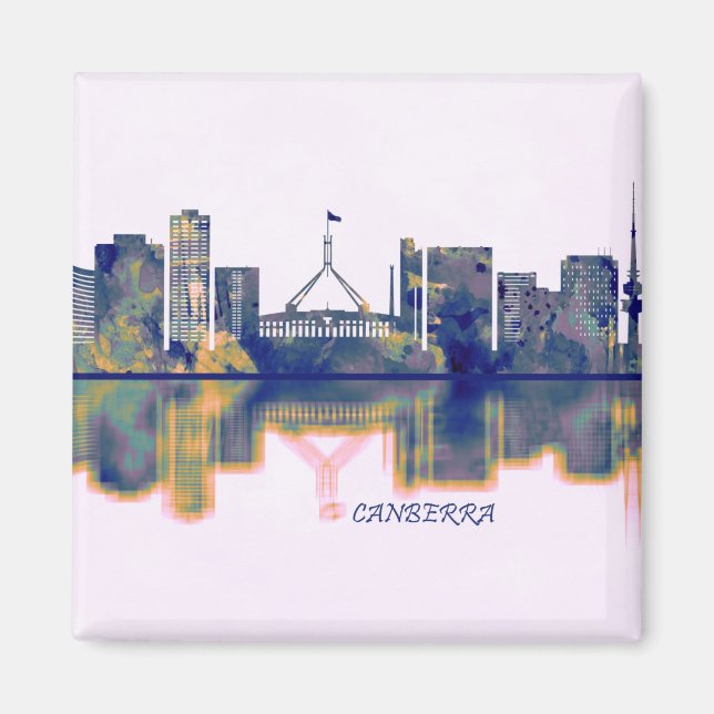 Canberra Skyline Magnet (Framsidan)