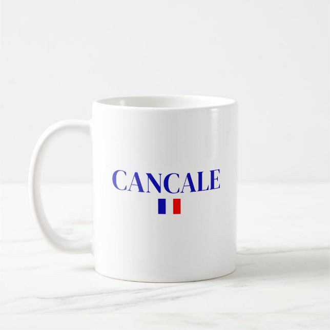 CANCALE Frankrike Kaffemugg (Vänster)