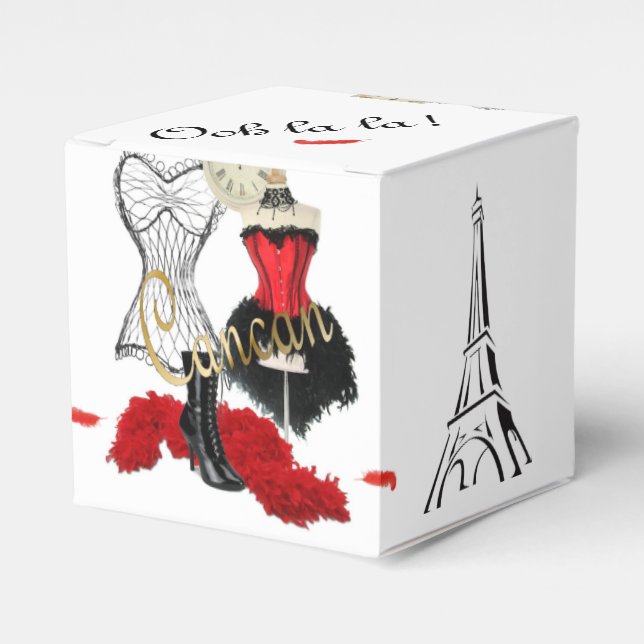 Cancan Costume 1 Presentaskar (Framsidan Sidan)