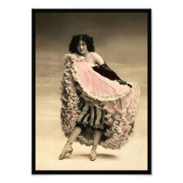 Cancan Dancer 4 Photo Print Fototryck