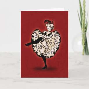 Cancan Dancer Kort