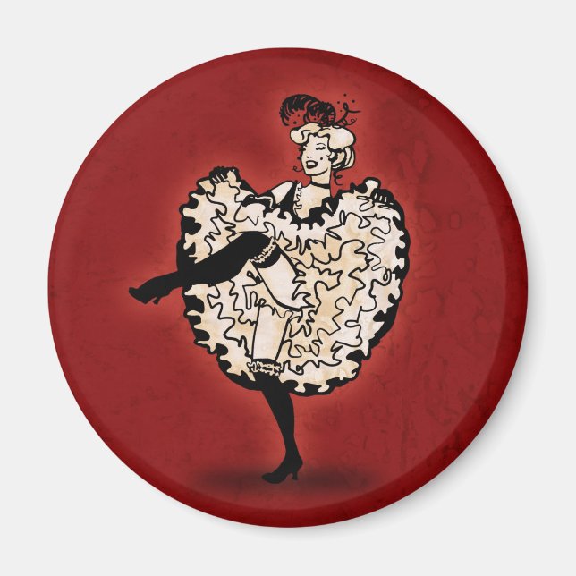 Cancan Dancer Magnet (Framsidan)