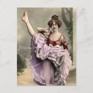 Cancan Dancer Vykort