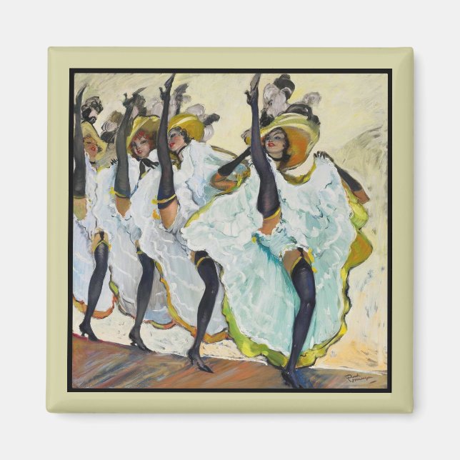 Cancan Dancers Magnet (Framsidan)