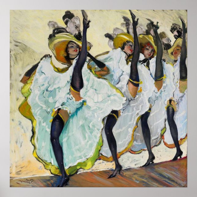 Cancan Dancers Poster (Framsidan)
