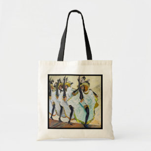 Cancan Dancers Tote Bag Tygkasse