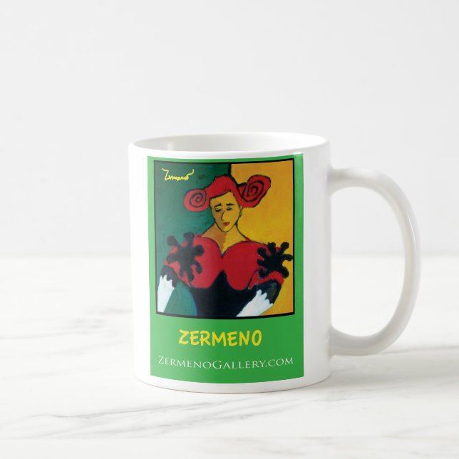 "CanCan Española" vid Zermeno (closeupen) Kaffemugg (Höger)