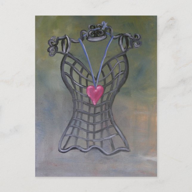 ’Cancan Mannequin’ Vykort (Framsida)