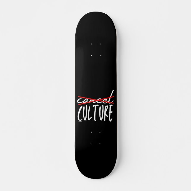 CANCEL CANCEL CULTURE Lustigt sarkastiskt          Mini Skateboard Bräda 18,5 Cm (Framsida)