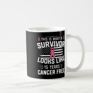 Cancer 15 år överlevande av att vara bröstcancer f kaffemugg