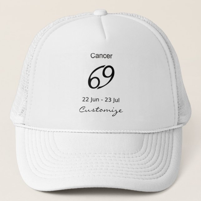 Cancer 69 Zodiac Sign Thunder_Cove Keps (Framsida)