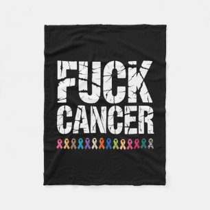 Cancer alla band cancer medvetenhet överlevande  fleecefilt