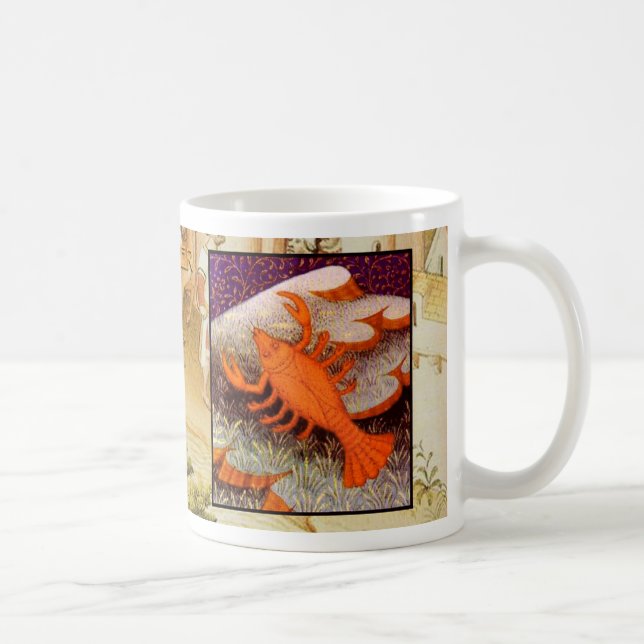 Cancer Ancient Zodiac Sign Astrology Coffee Kopp (Höger)