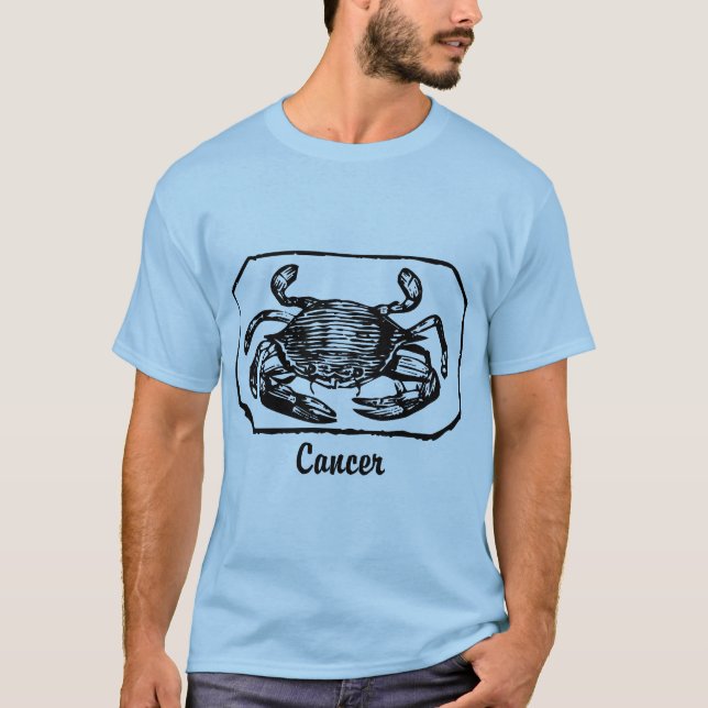 Cancer - anpassad tee shirt (Framsida)