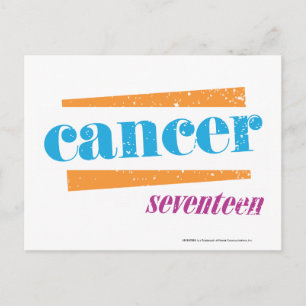 Cancer Aqua Vykort