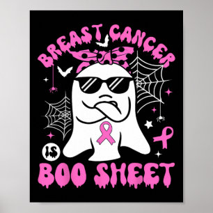 Cancer är Boo Lakan Breast Cancer Warrior Hallowee Poster