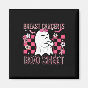 Cancer är Boo Lakan Halloween Breast Cancer Awaren Magnet
