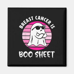 Cancer är Boo Lakan Halloween Breast Cancer Awaren Magnet