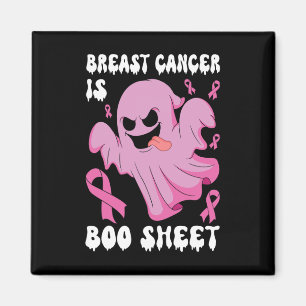 Cancer är Boo Lakan Halloween Breast Cancer Awaren Magnet