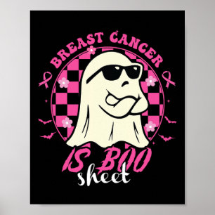 Cancer är Boo Lakan Halloween Breast Cancer Awaren Poster