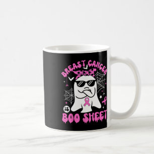 Cancer Är Boo Sheet Bröstcancer Krigare Halloween Kaffemugg