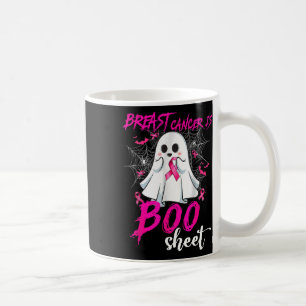 Cancer är Boo Sheet Halloween Bröstcancer Medveten Kaffemugg