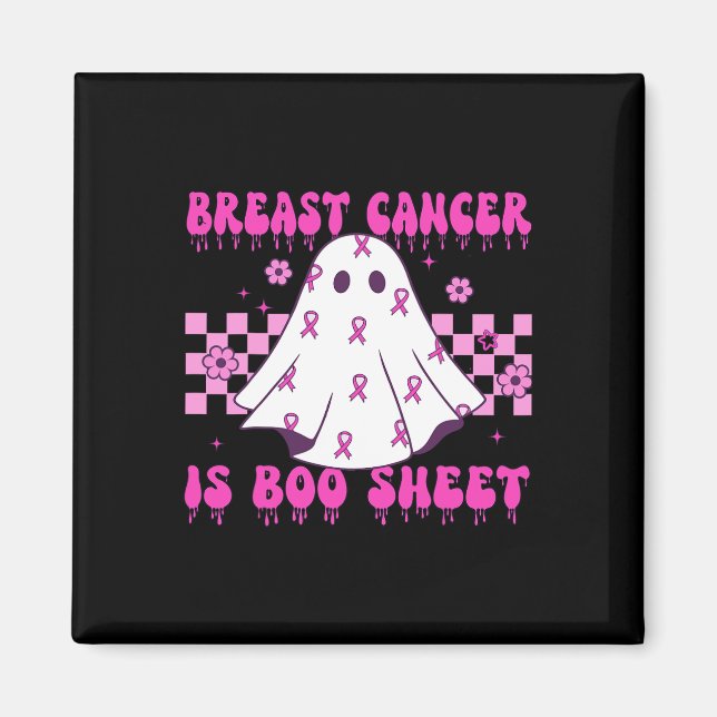 Cancer är Boo Sheet Halloween  Magnet (Framsidan)