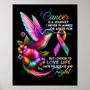 Cancer är en resa som jag aldrig har planerat elle poster