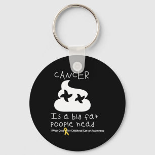 Cancer är en stor Tjock som kan leda till cancer h Nyckelring