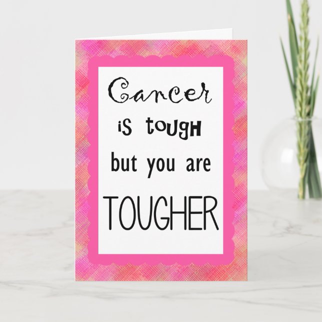 Cancer är tuff, men du är tuffare kort (Framsida)